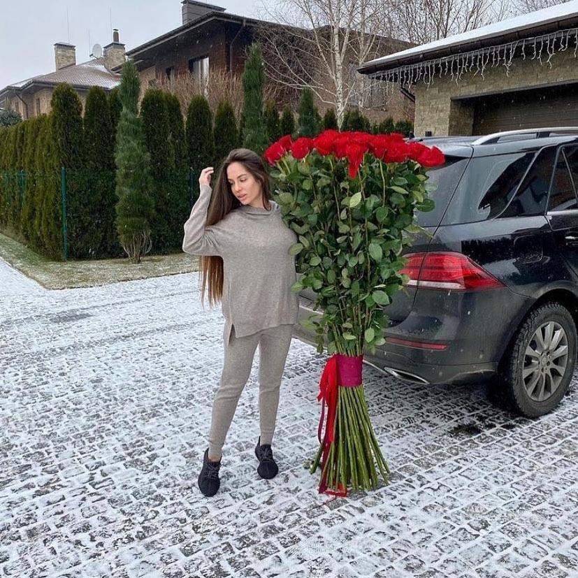 Большие розы 170 см